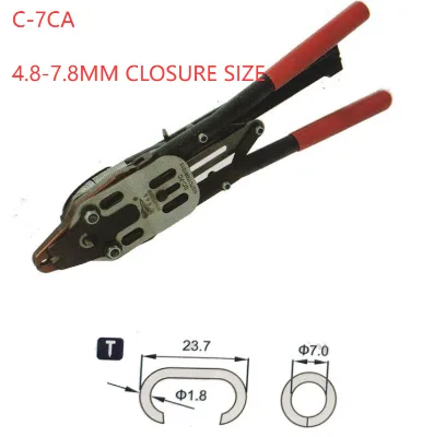 Hot Selling C17 C24 Manual Hog Ring Plier Tool C-Type Nail Stapler for Clamping & Clippling