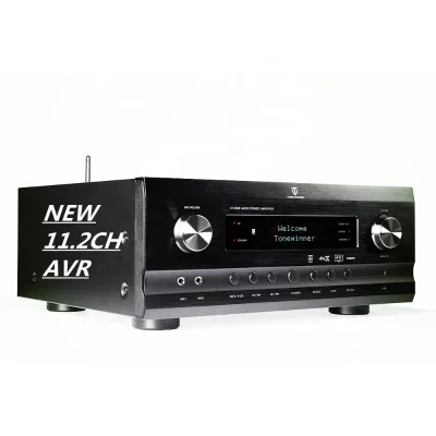 ToneWinner AT-2000 Dolby Receiver 160W*11 8oh 4K HDMI ARC Automatic EQ test Support Smart Phone APP Control Integrated Amplifier