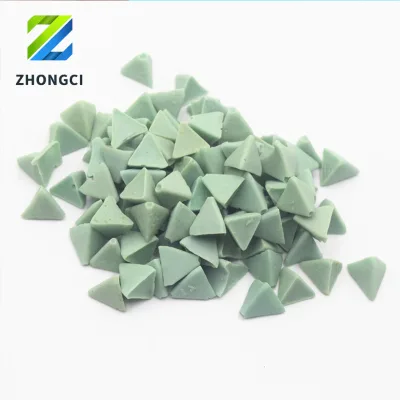 White AL2O3 Grinding Media Rhombic Triangular & Cylindrical Media Aluminum Oxide Spherical Media Ceramic Polishing Abrasives