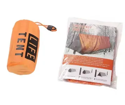 Multi-Function Emergency Tent for Outdoor Survival, 2-Person Life Shelter with Customized Design Options