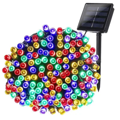 200LEDs Solar Powered Outdoor String Lights Fairy LED String Lights for Christmas Tree Decoration