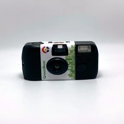 Print Your Logo Custom Brand Event Party 35mm Disposable Camera With Flash