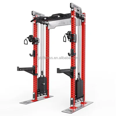 Commercial and Home Fitness Equipment 3d Smith Machine Multi Function Station Power Half Squat Rack