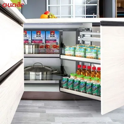 Hot Sale Kitchen Hardware Drawer Basket Magic Corner for Kitchen