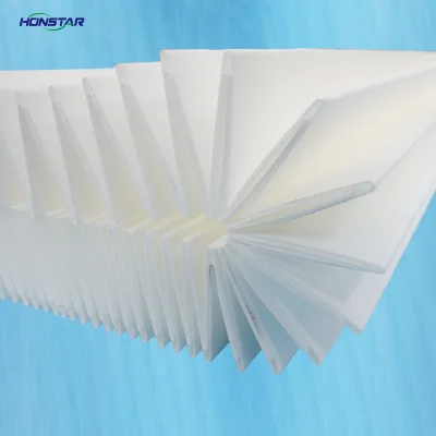 China Factory V-type Pleated Cardboard Filter Paper for Production Air Filter