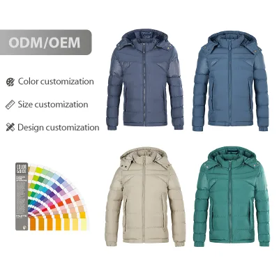 Chaqueta De Invierno Para Ninos Con Logotipo Bordado De Alta Calidad Talla Personalizada Cierre Completo Modelo 22599