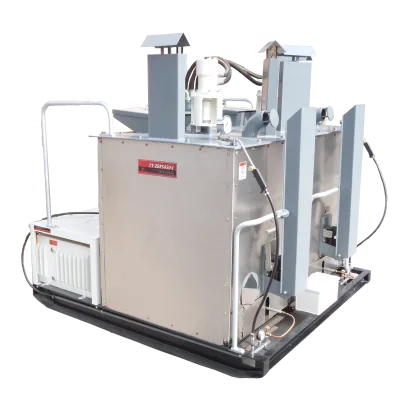 Hydraulic Double Cylinder Pre-heating Machine Hot Melt Kettle for Melting Thermoplastic