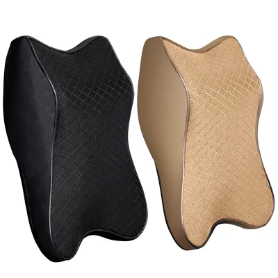 Car Headrest and Neck Pillow Four-season Car Memory Foam Neck Pillow