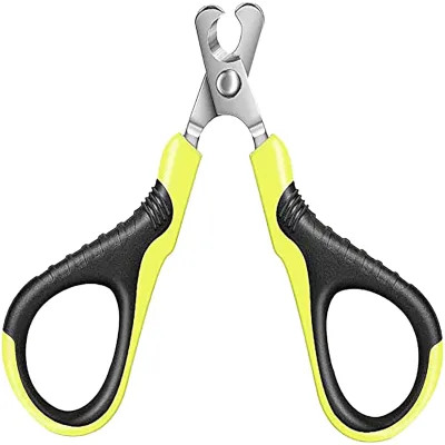 2024 Fine Era Luxury Simple Automatic Portable Pet Nail Clippers Trimmers Cat Grooming Tools Stainless Steel Eco-Friendly Orange