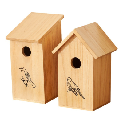 Custom Wooden Birdhouse Bird Cage Nests House for Parrots and Swallows