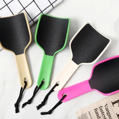 U-Shaped Double Sided Nail Foot Care Tools Reusable Curved Exfoliating Foot Tool Washable Foot File Callus Eliminator
