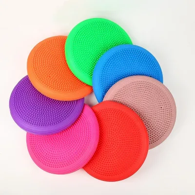 Purple Custom logo Pvc Balance Cushion Balance Disc for Yoga Exercise Fitness