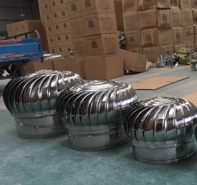 Stainless Steel Unpowered Roof Axial Wall Mounted Air Extractor Ventilation OEM/ODM Custom Size