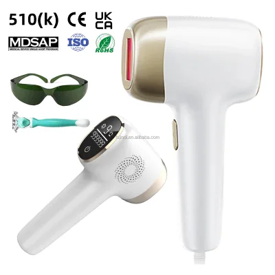 Best Selling Ipl  Hair Removal with IGBT Technology Cooling Touchable Screen Laser Hair Removal Device for Body Face Bikini Back