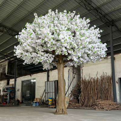 Large Artificial Plastic Cherry Blossom Tree Big Trees Plant