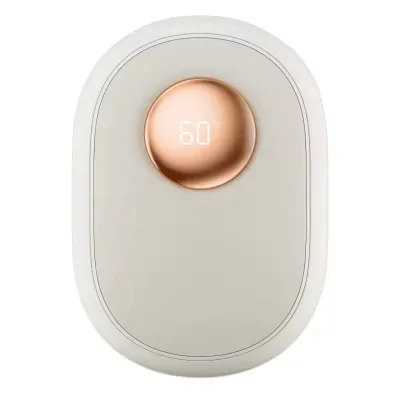Flannel Magnetic Split Hand Warmer Rechargeable Pocket Heater with 3 Temp Levels Lightweight USB Hand Warmer for Winter