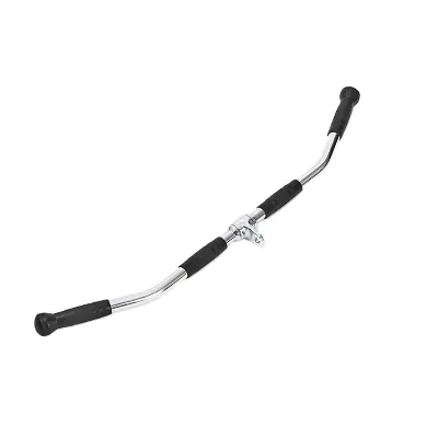 Commercial Cable Handle Machines' Pull-Up Accessories with Revolving Curl Bar Cable Attachment