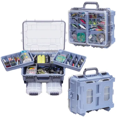 35*29*18cm Fishing Tackle Box Large Capacity Portable Multi-functional Waterproof Bait Accessories Outdoor Camping Storage Box