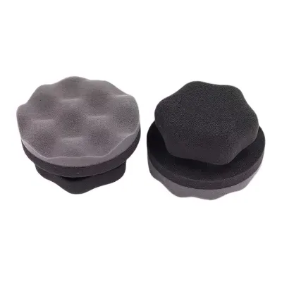 Tire Dressing Applicator Shine Applicator Dressing Pad Tire Cleaner Sponge Large Hex Grip Sponge for Applying Tire Shine
