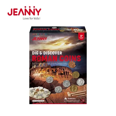 Educational Archeology Dig and Discover Toys Roman Coins Dig Kit Diy Excavation Kits