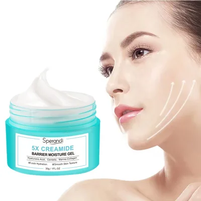 Private Label Super Ceramide Repairing Centella Soothing Facial Cream Face Cream With Hyaluronic Acid and Ceramide