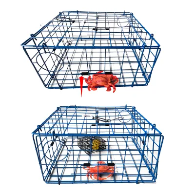24" Foldable PE Coated Crab Trap