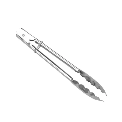 Hot Sales Stainless Steel Cooking Manual Spring Food Tongs