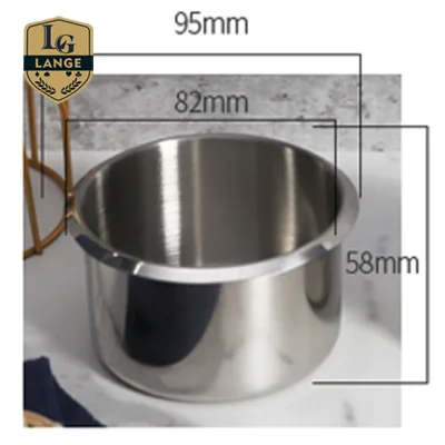 Casino Grade Standard Size Silver Stainless Steel Poker Table Cup Holder 360 Degree Rotation Heavy Duty 1-3KG Capacity