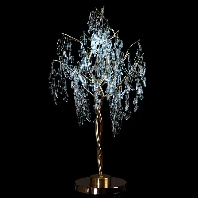 Factory Supplied Metal Tall Tree Wedding Decoration Light Table Centerpiece Glass Stand Decor for Weddings Hotels & Home Use