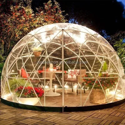 Customizable Large Transparent Canopy Garden Igloo Geodesic Dome Greenhouse Inflatable Stadium Clear Outdoor Dining Igloos Tent