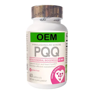 PQQ Capsules Supports Brain and Heart Health Promotes Efficient Metabolism Gluten - Free Dietary Supplement