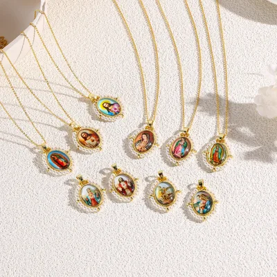 Christian Orthodox Cross Necklace Jewelry Gifts Accessories