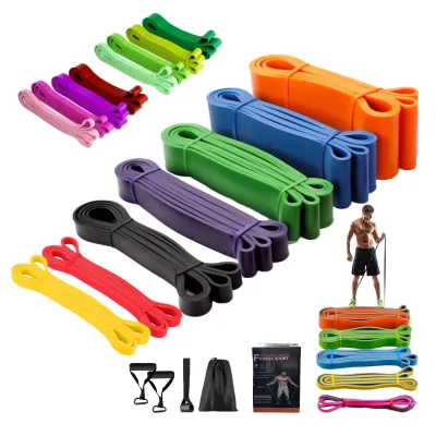 Training Fitness Gum Exercise Gym Strength Pilates Sport Rubber Fitness Mini Workout Equipment