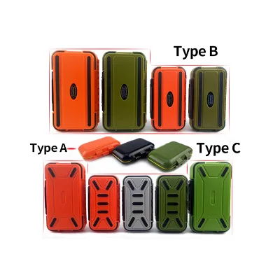 Double Layer Hard Flat Adjustable Cheap ABS Plastic Fish Bait Spoon Box Fishing 12