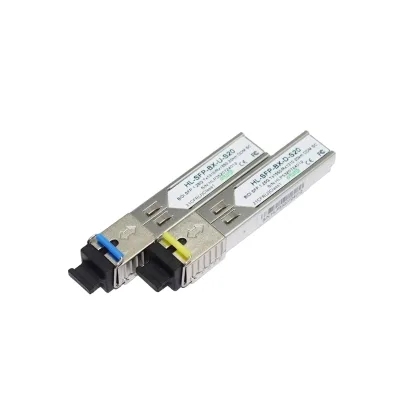 Single Core 1310/1550nm , LC/SC Optional 1.25G BIDI SFP 20KM