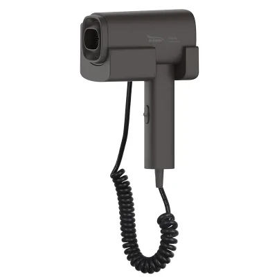 BESTEASY 1600W Electric Hair Dryer Black Air Hair Dryer Negative Ion Professional Hair Dryer for Household Hotel Salon