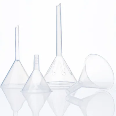 Lab 100mm Wide Mouth Plastic Filter Funnel With Short Stem