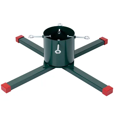 Green Christmas Tree Stand Christmas Tree Holder Xmas Stand for Real Trees