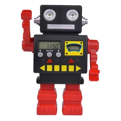 ABS Plastic Robot Piggy Bank for Kids Digital Counting Coins Money Storage Container