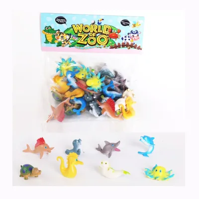Wholesale Plastic Deep Sea Animal Toys Sea  Animal Toy Set for Kids