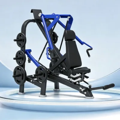 Super Inclined Chest Press Machine Plate Loaded Independent Lever Seated Chest Press for Upper Chest Deltoid Commercial Gym