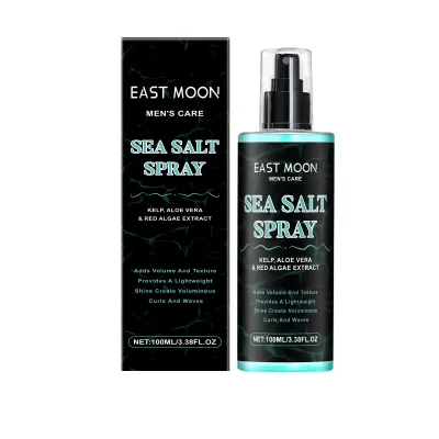 Private Label Lazy Oil-removing and Refreshing Long-lasting Styling Spray, Lightweight Hold Men's Sea Salt Styling Spray