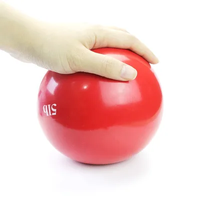 Wholesale Non-Toxic Fitness Medicine Ball Exercise Toning Ball Home Yoga Ball Light Weight PVC SandBall 5 LB Bouncing Sandball