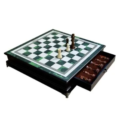 Custom Chess Set Manufacturer 15 Chess Board with Storage Drawer Chess Game Set Chess and Checker Sets Luxury Wooden Chess Set