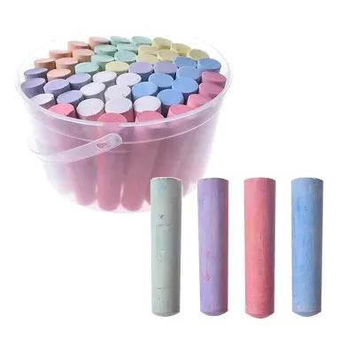 50 Pieces Colored School Jumbo Chalk Custom Sidewalk Chalk