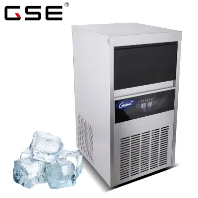 20kg/24h Home Use Kitchen Small Ice Machine Blue Light Sterilization R404A Refrigerant EU Certified Automatic Ice Cube Maker