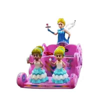 Factory Wholesale Business Hottest With Lights Angel Princess Car Shopping Plaza Children's Beautiful Angel Princess Car