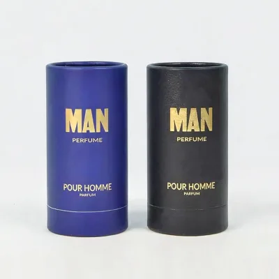 Eco Friendly Recyclable Biodegradable Cylinder Cardboard Tube Packaging Custom Logo Hot Stamping for Coffee Tea Supermarket