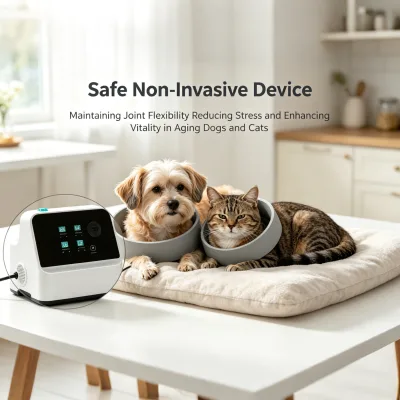 Safe Non-Invasive Device for Maintaining Joint Flexibility Reducing Stress and Enhancing Vitality in Aging Dogs and Cats