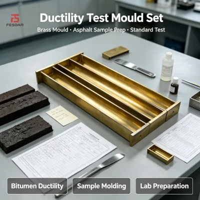 Brass Bitumen Ductility for Mold Asphalt Highway Laboratory Specimen Mould FESTAR Brand Made in Hebei
